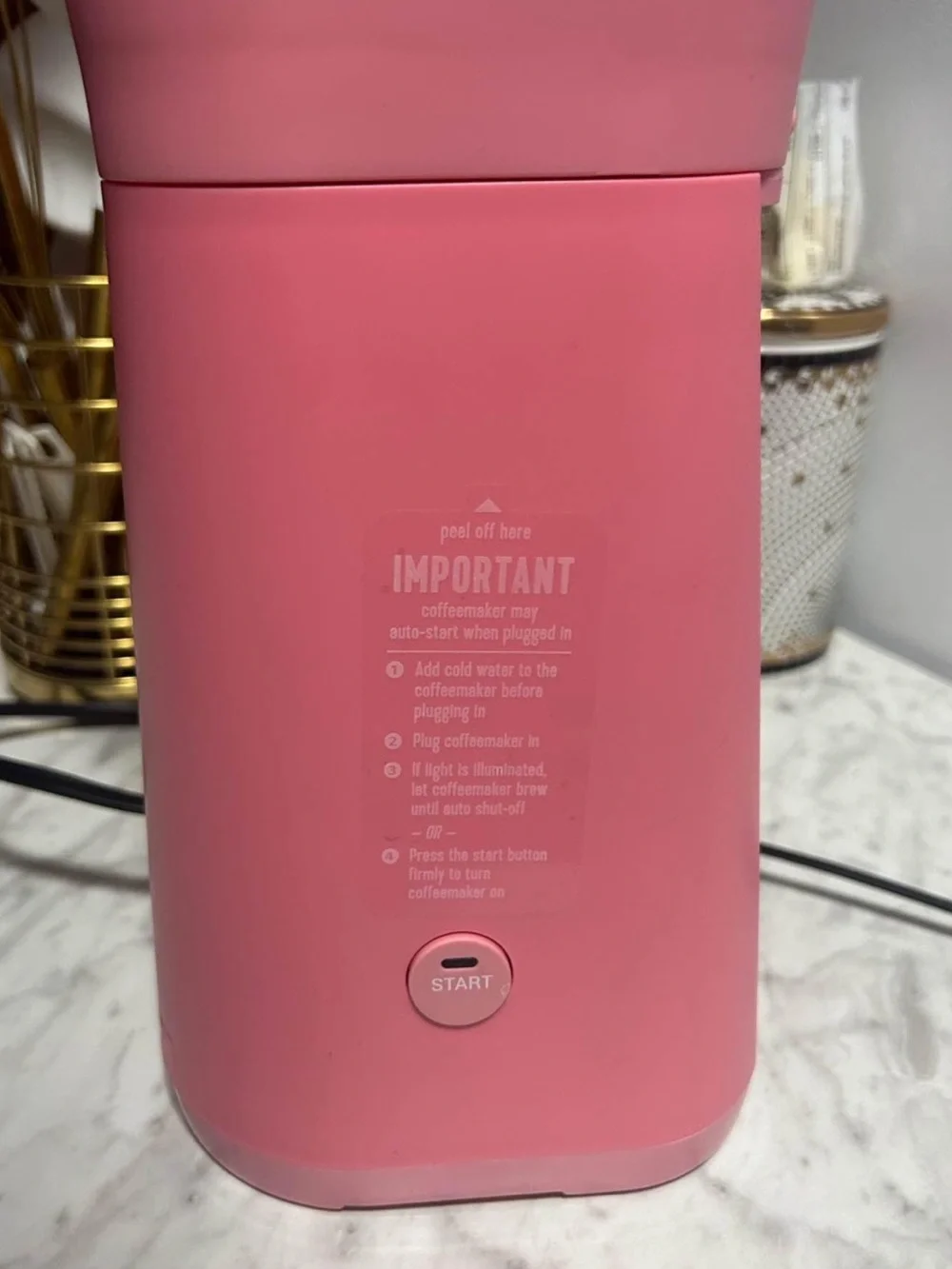Pink Ambiano Iced Coffer Maker